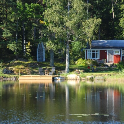 Sommarstuga i Småland, Sverige.
