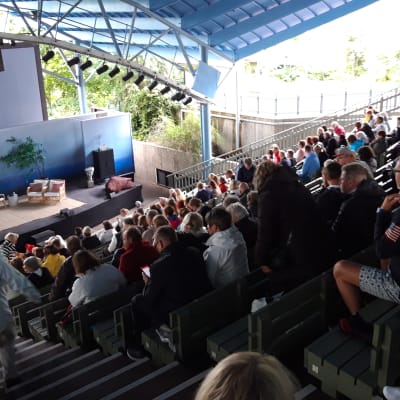Teater Emma i Muminvärlden i Nådendal sommaren 2020. 