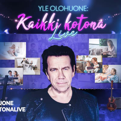 Kaikki kotona live -ohjelman viikon artistit kollaasikuvassa.