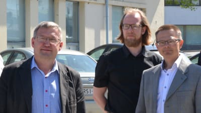 Jukka Hakala, Patrick Holmström och Mikael Snellman