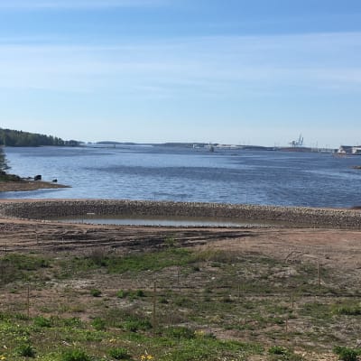 Oolanninpuistossa allas valmiina