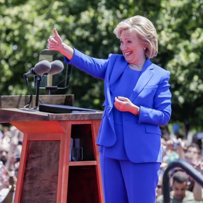 Hillary Clinton öppnade sin valkampanj i New York
