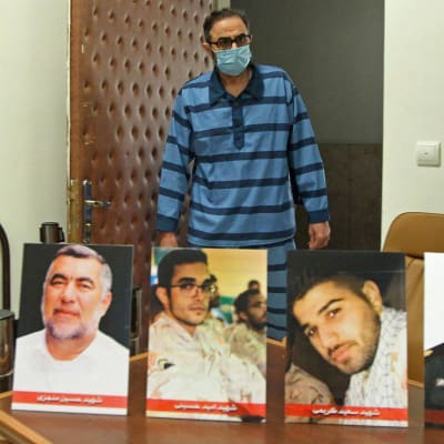 Habib Chaab i en domstol i Teheran den 18 januari 2022.