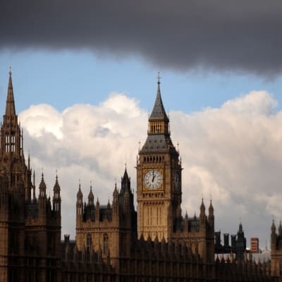 Parlamentsbyggnaden i London.