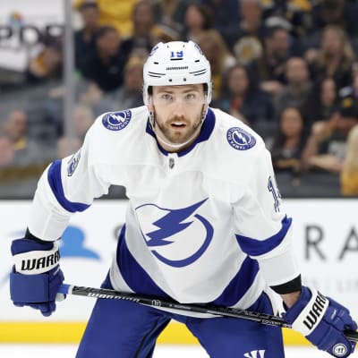 Barclay Goodrow vann Stanley Cup med Tampa 2020.
