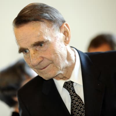 President Mauno Koivisto i Helsingfors i februari 2010.
