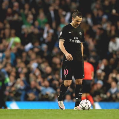Zlatan Ibrahimovic deppade och Manchester City jublade efter kvartsfinalen i Champions League.