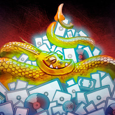 Lohikäärme halaa digitaalista mediasisältöä