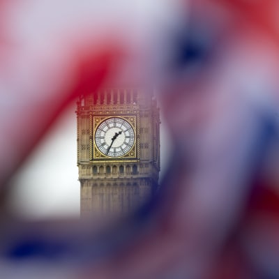 Union Jack och Big Ben.