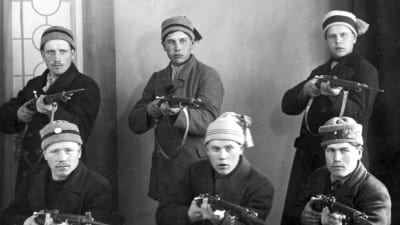 Sex rödgardister, 1918