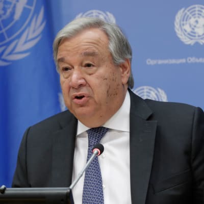 FN:s generalsekreterare Antonio Guterres.