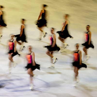 Synkrolaget Haydenettes på is 2016.