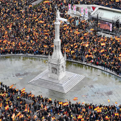 Demonstration i Madrid 10.2.2019