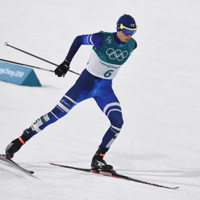 Eero Hirvonen tävlade i nordisk kombination vid OS 2018.