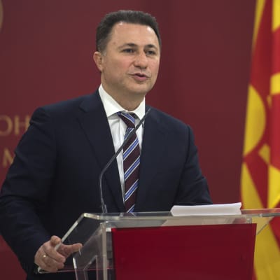 Makedoniens premiärminister Nikola Gruevski.