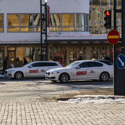 Yango takseja Helsingissä. 