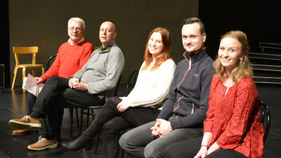 Sven Sid, Teddy Granroth, Sarah Nedergård, Leif Wadenström och Emilia Ekström