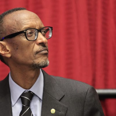 Rwandas president Paul Kagame.