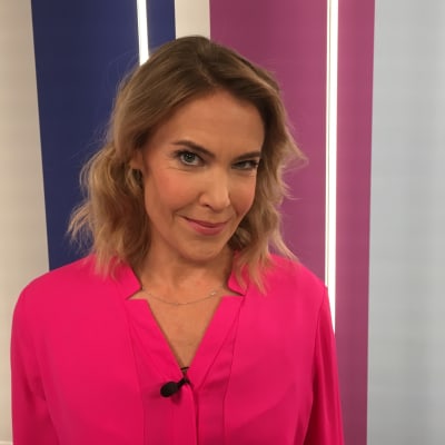 Kuva Ella Kannisesta Puoli7 -studiossa 17.1.2018