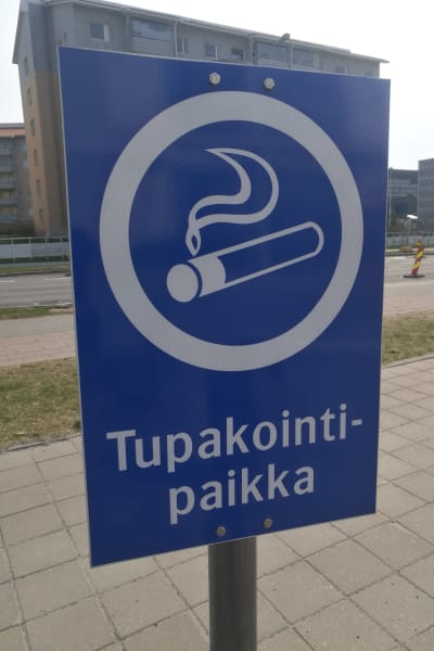 Rökplats vid ÅUCS. 