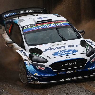 Esapekka Lappi på den femte specialsträckan i Italien.