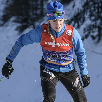 Anita Korva i Salpausselkäspelen år 2018.