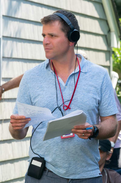 Regissören Nicholas Stoller under inspelningarna av fimen Bros.
