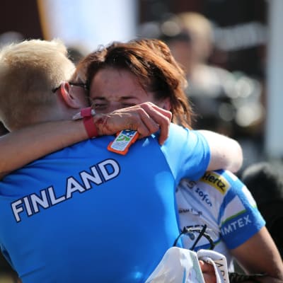 Juha Taini och Merja Rantanen, VM 2013