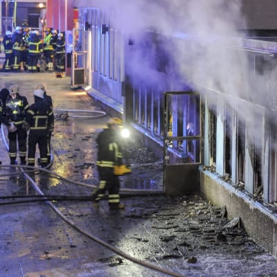 På juldagen brann det i en moské i Eskilstuna.