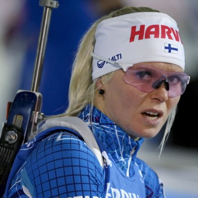 Mari Eder efter en tävling.