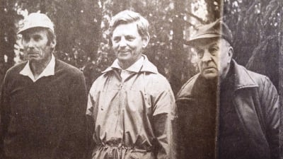 Erik Svens, Evert Salberger och Uno Forss.