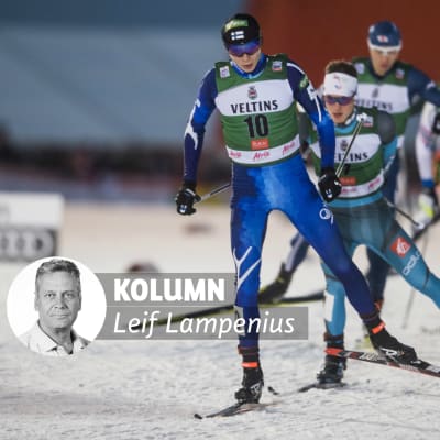 Eero Hirvonen i spåret.