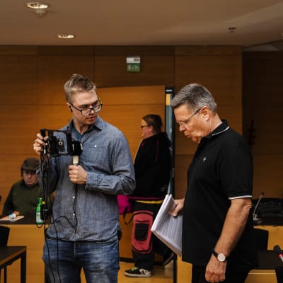 Kuvassa on Jari Aarnio Helsingin käräjäoikeudessä syyskuussa 2020.