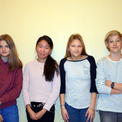 Tara Kylén, Ada-Linn Lundell, Diana Sandström och Tor Lundqvist.
