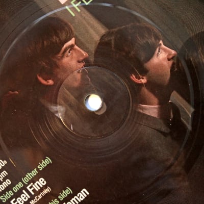 En specialutgåva av singeln I feel fine med The Beatles