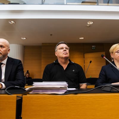 Kuvassa on Jari Aarnio Helsingin käräjäoikeudessa syyskuussa 2020.