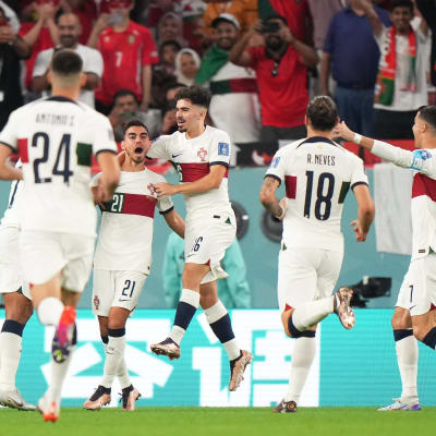 Portugal firar mål i VM.