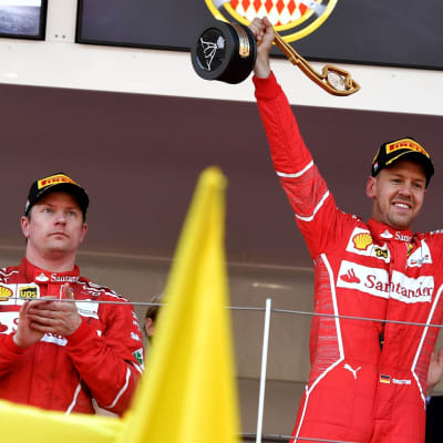 Kimi Räikkönen, Sebastian Vettel.