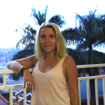 Liselott Lindström på reportageresa i Etiopien