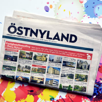 Omslaget till tidningen östnyland