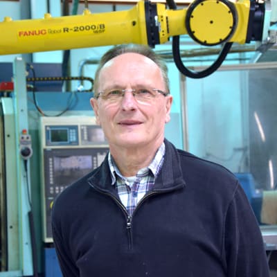 Företagare Caj-Erik Karp på Mapromex i Smedsby, Korsholm