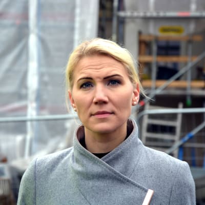 Porträtt av Marina Kinnunen, direktör för Vasa sjukvårdsdistrikt.