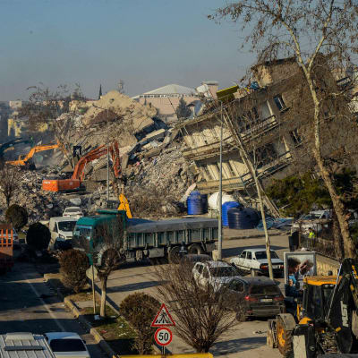 bild från jordbävningsdrabbade Turkiet