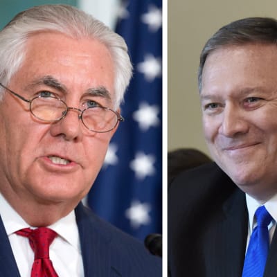 Utrikesminister Rex Tillerson kommer att ersättas av den nuvarande CIA-chefen Mike Pompeo 
