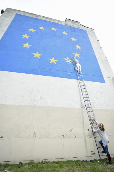 Banksy och brexit som konst