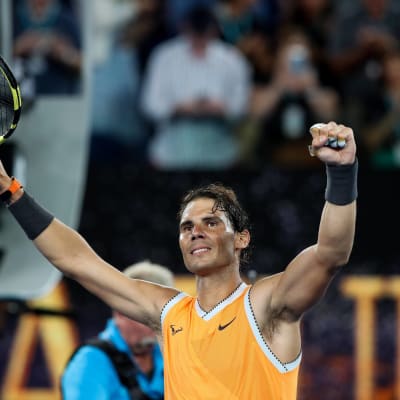 Rafael Nadal Australian avoimissa tammikuussa 2019.