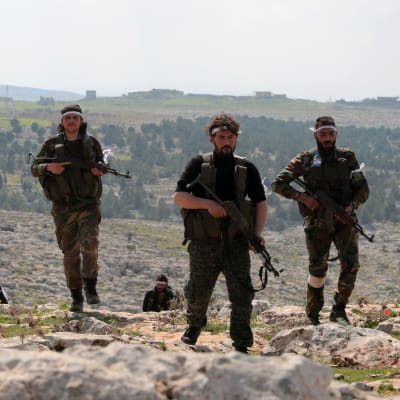 Rebeller från den Fria syriska armén utgör spjutspetsen i Turkiets offensiv mot Afrin
