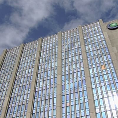 Fortumin pääkonttorin julkisivu Espoossa.