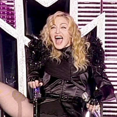 Madonna konsertissaan Helsingin Jätkäsaaressa 6.8.2009.