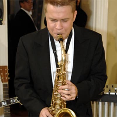 Saksofonisti Jukka Perko.